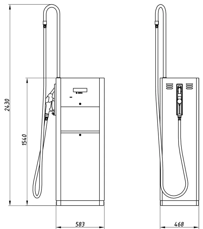 NOVA–1101.21SВ 90 л/хв Комерційна колонка - Зображення 7