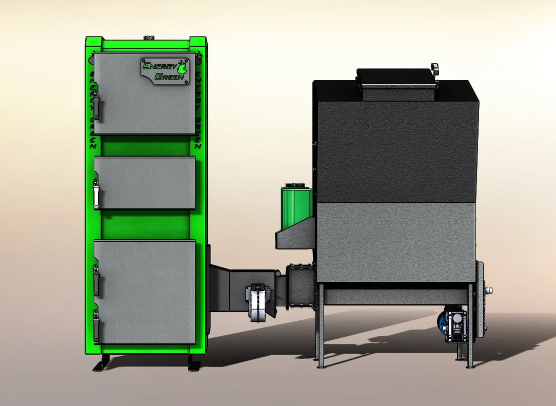 Котел водогрійний твердопаливний КВ-Т1р-40 40 кВт - Зображення 5