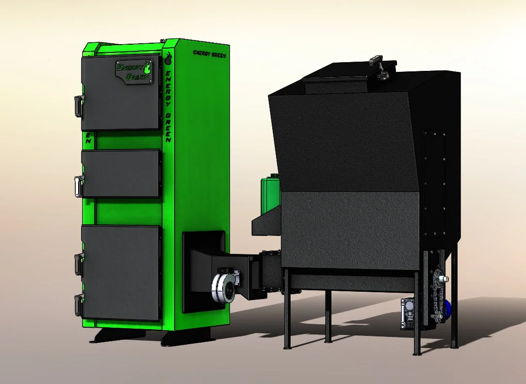 Котел водогрійний твердопаливний КВ-Т1р-40 40 кВт - Зображення 4