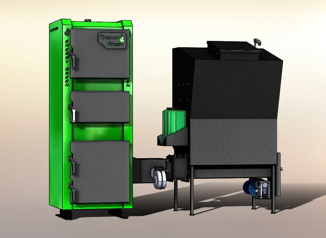 Котел водогрійний твердопаливний КВ-Т1р-40 40 кВт - Зображення 3